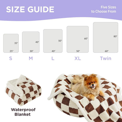 Waterproof Pet Blanket for Dogs & Cats